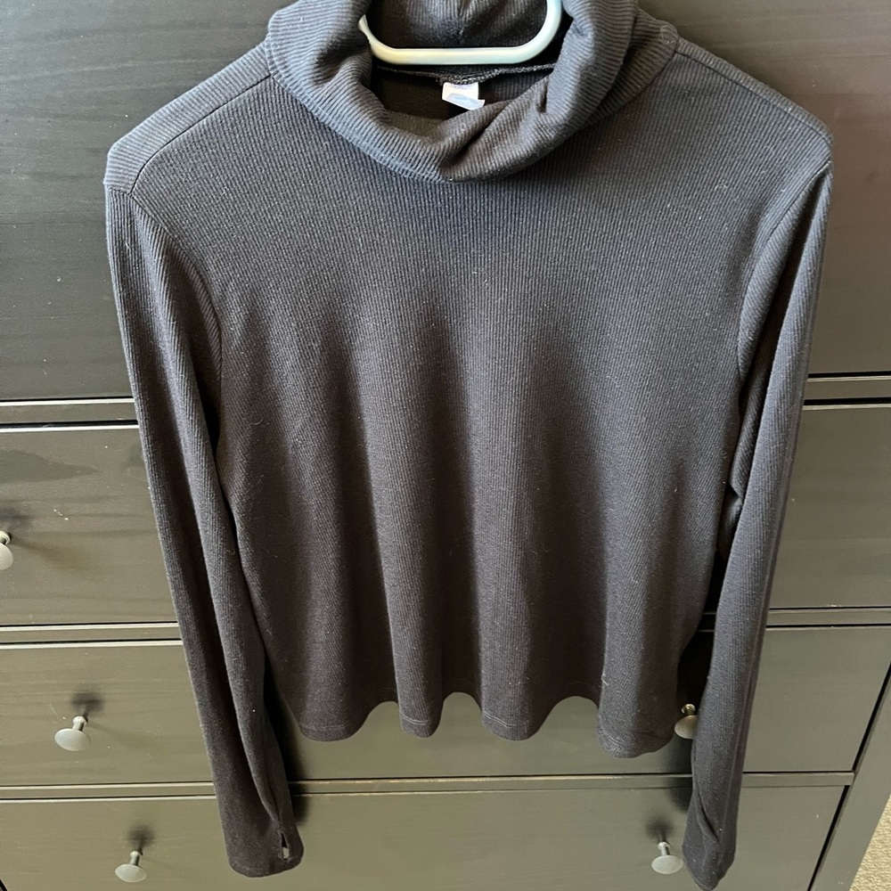 Women’s Black Turtleneck Sweater